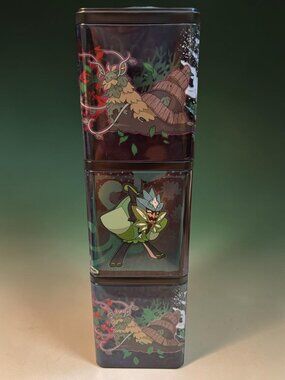 Pokemon Trading Card Game Stacking Tin With Vibrant Legendary Artwork Empty Stor